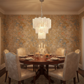 Murano Chandelier – 48 tubes – Alabaster White