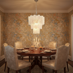 Murano Chandelier – 48 tubes – Alabaster White