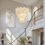 Murano Chandelier – 48 tubes – Alabaster White