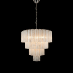 Murano Chandelier – 78 tubes –  white
