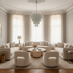 Murano Chandelier – 78 tubes – Alabaster white