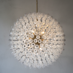 Murano Chandelier – Poliedri – 185 glass – White Alabaster