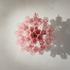 Murano Chandelier – 36 tubes – Alabaster Pink