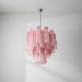 Murano Chandelier – 36 tubes – Alabaster Pink