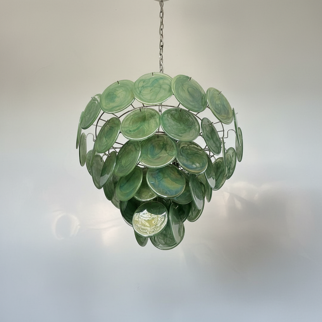 Murano Chandelier 57 Green