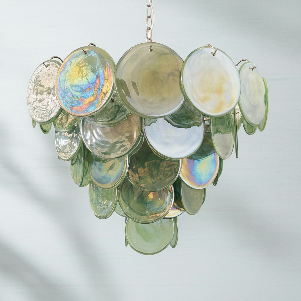 Murano Chandelier 57 Green