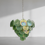 Murano Chandelier 57 Green