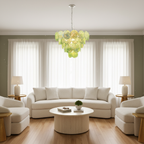 Murano Chandelier 57 Green