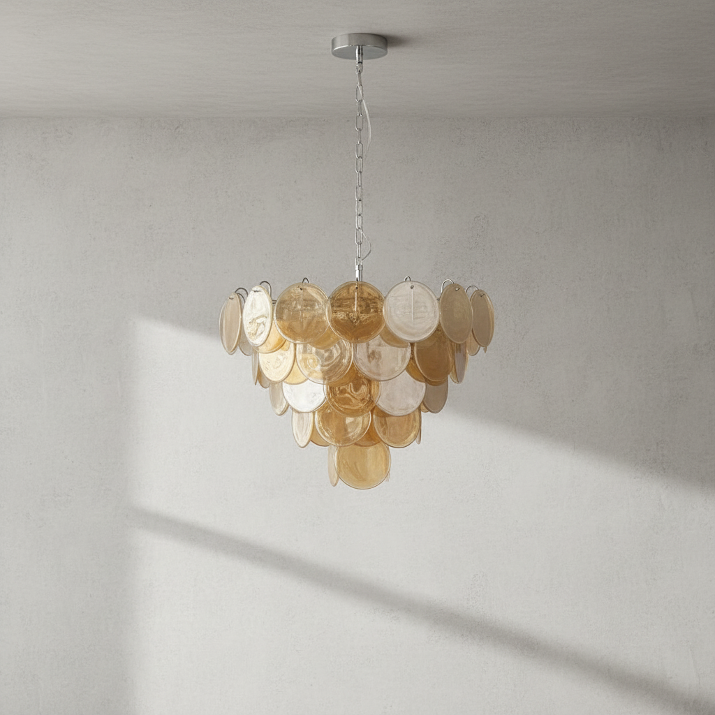 Murano Chandelier 57 Gold