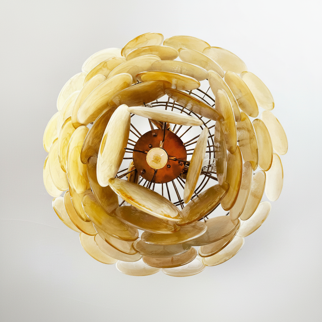 Murano Chandelier 57 Gold