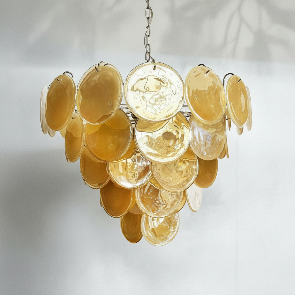Murano Chandelier 57 Gold