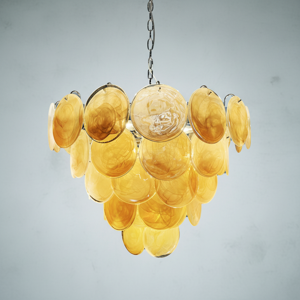Murano Chandelier 57 Gold