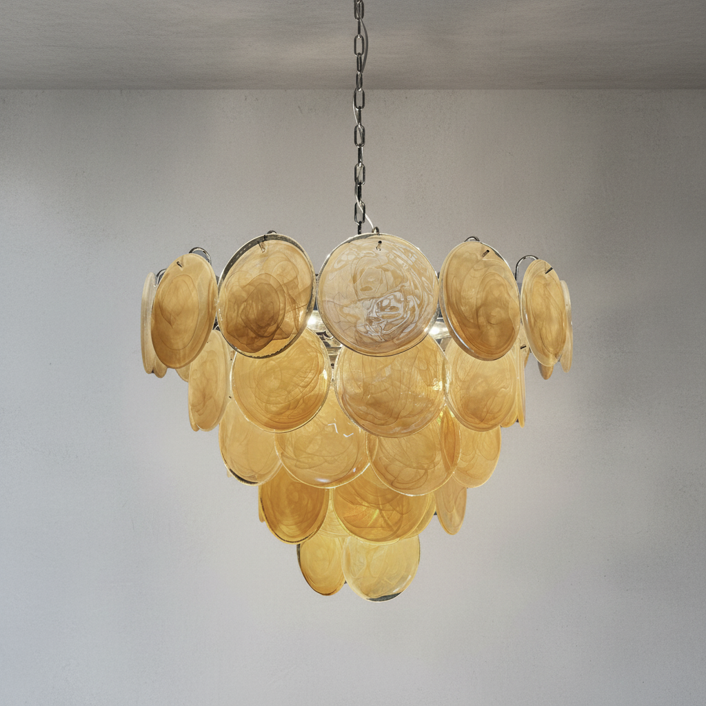 Murano Chandelier 57 Gold