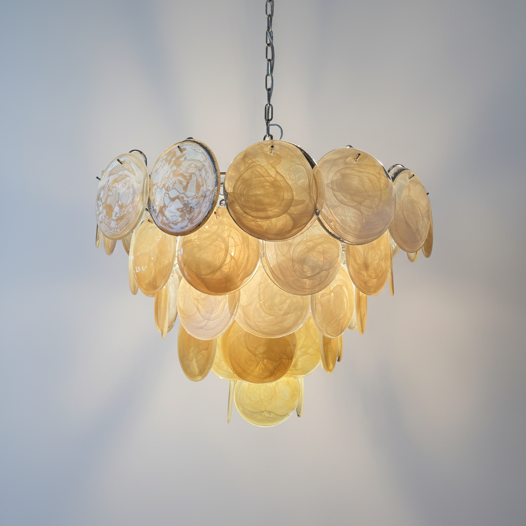 Murano Chandelier 57 Gold