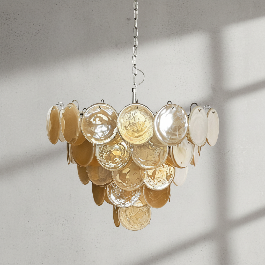 Murano Chandelier 57 Gold