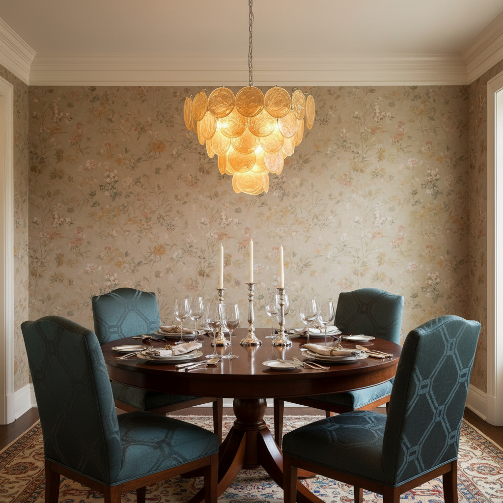 Murano Chandelier 57 Gold