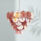 Murano Chandelier 57 Pink
