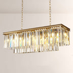 1920s Olion Rectangular Chandelier 40"