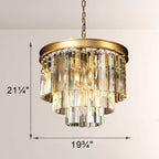 1920s Olion Round Chandelier 20"