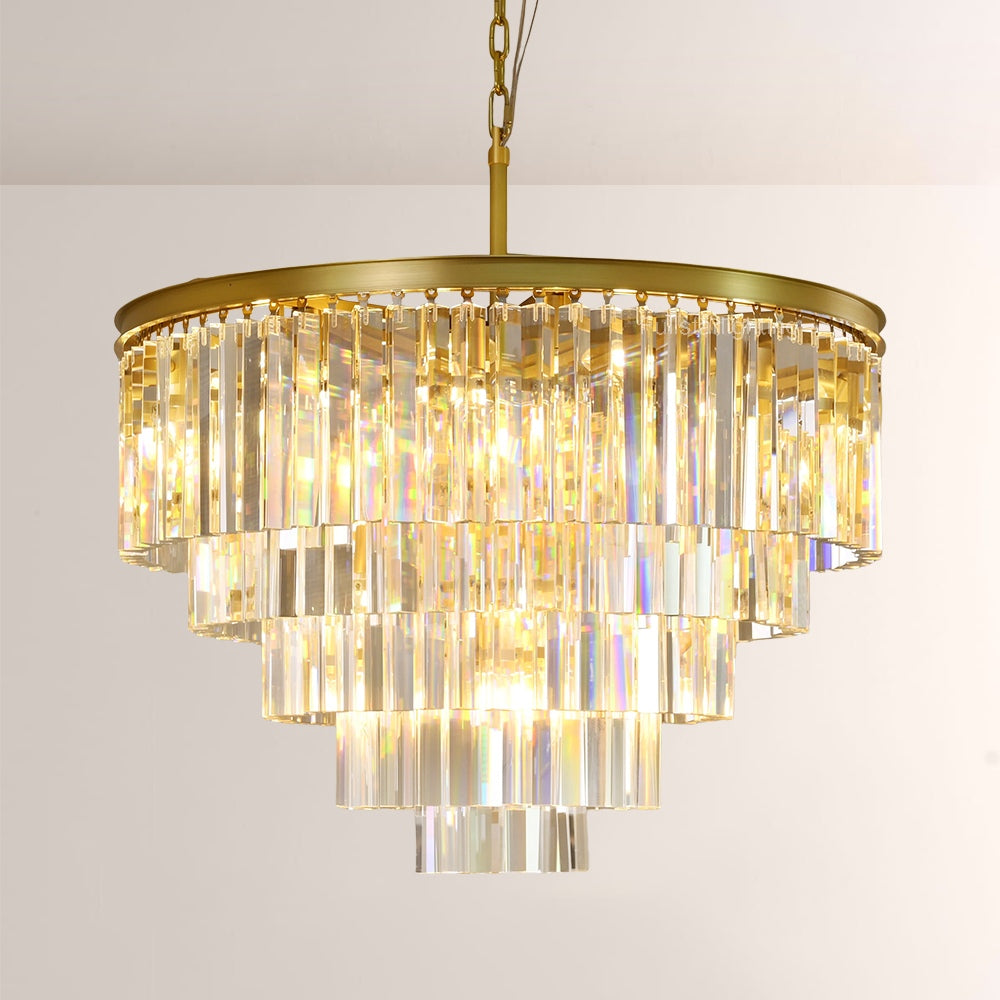 1920s Olion Round Chandelier 32"