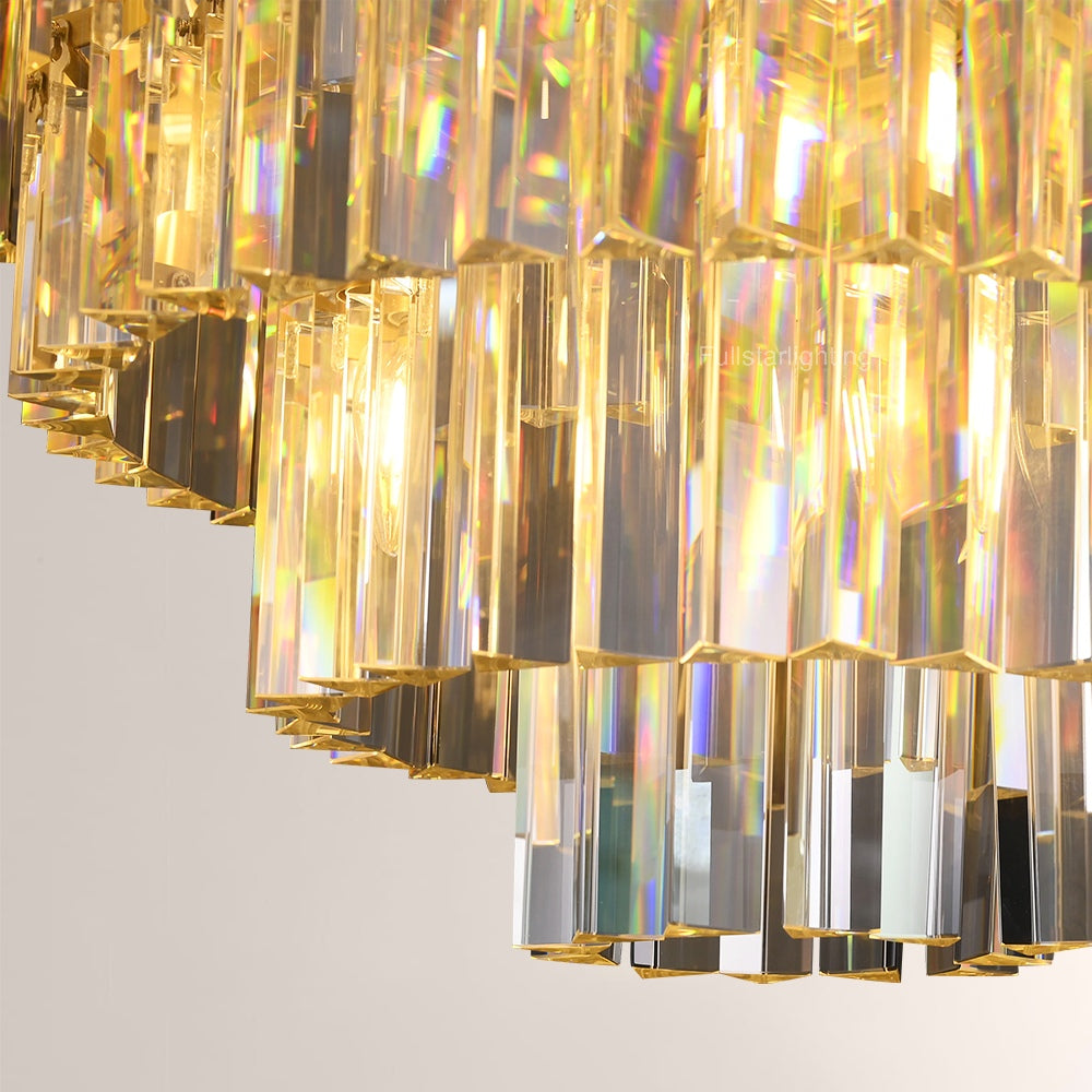 1920s Olion Round Chandelier 32"