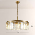 Raly Round Chandelier 32"D/42"D