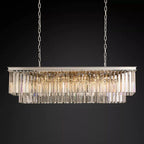 1920s Olion Rectangular Chandelier 49"