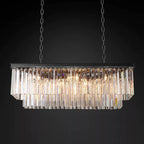 1920s Olion Rectangular Chandelier 40"