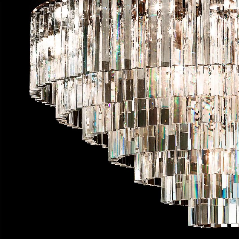 1920s Olion Round Chandelier 44"