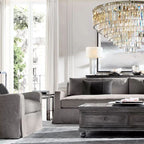 1920s Olion Round Chandelier 44"