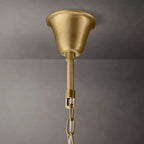 1920s Olion Round Chandelier 44"