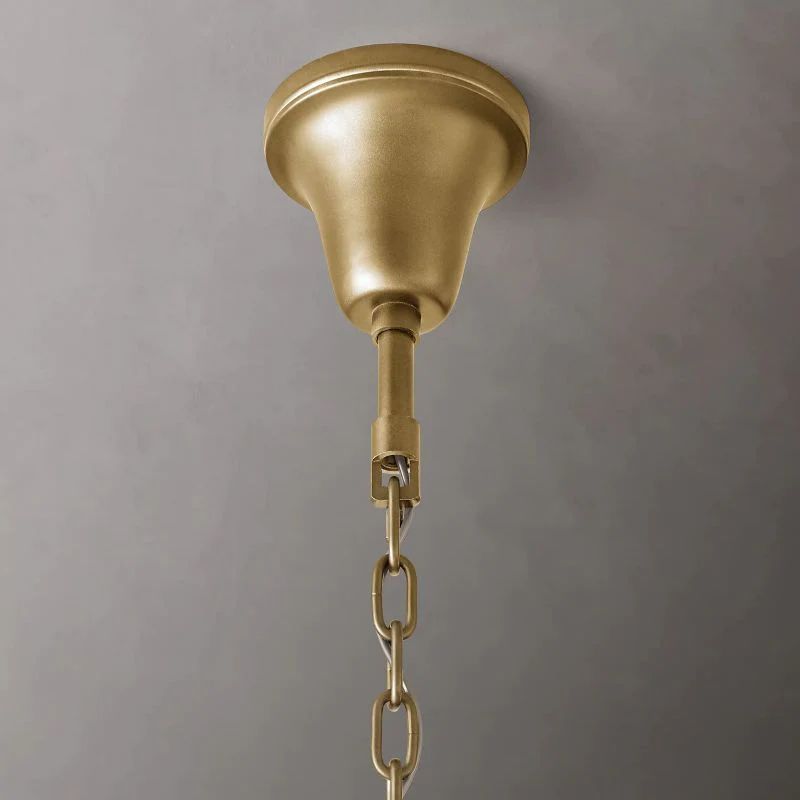1920s Olion Square Chandelier 34"