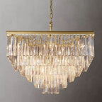 1920s Olion Square Chandelier 34"