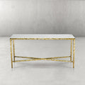 Thaddeus Rectangle Marble Console Table
