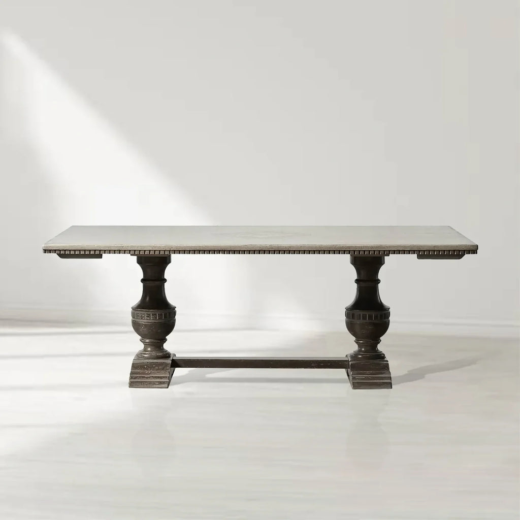 Florence Center Floral Bell'Arte Rectangle Dining Table