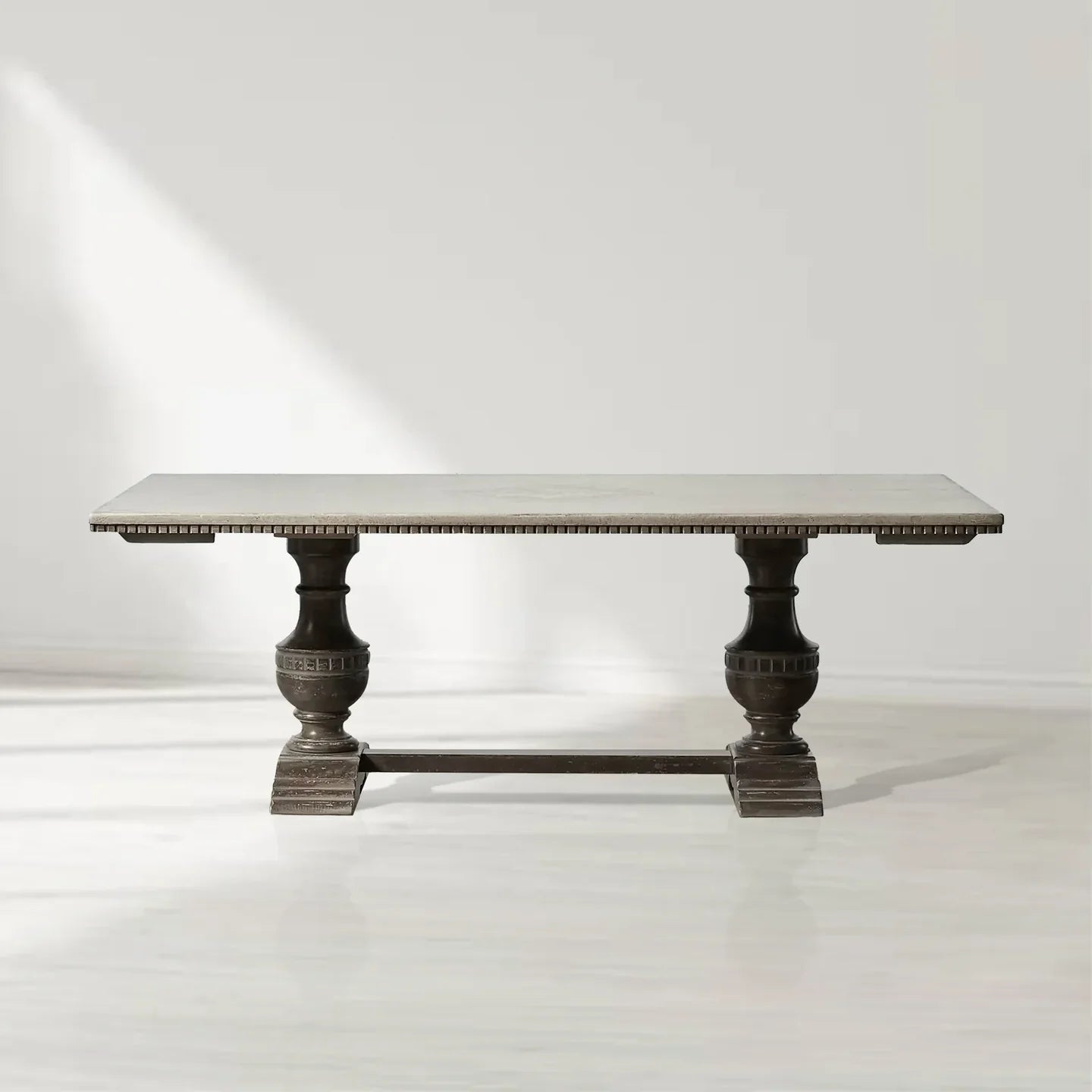 Florence Center Floral Bell'Arte Rectangle Dining Table