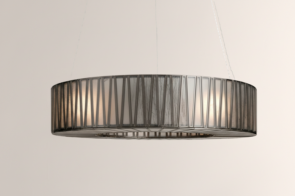 Jeanet Round Chandelier 24"D 42"D -kimoylights