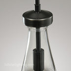 Raindrops 3-Light Rod Round Chandelier