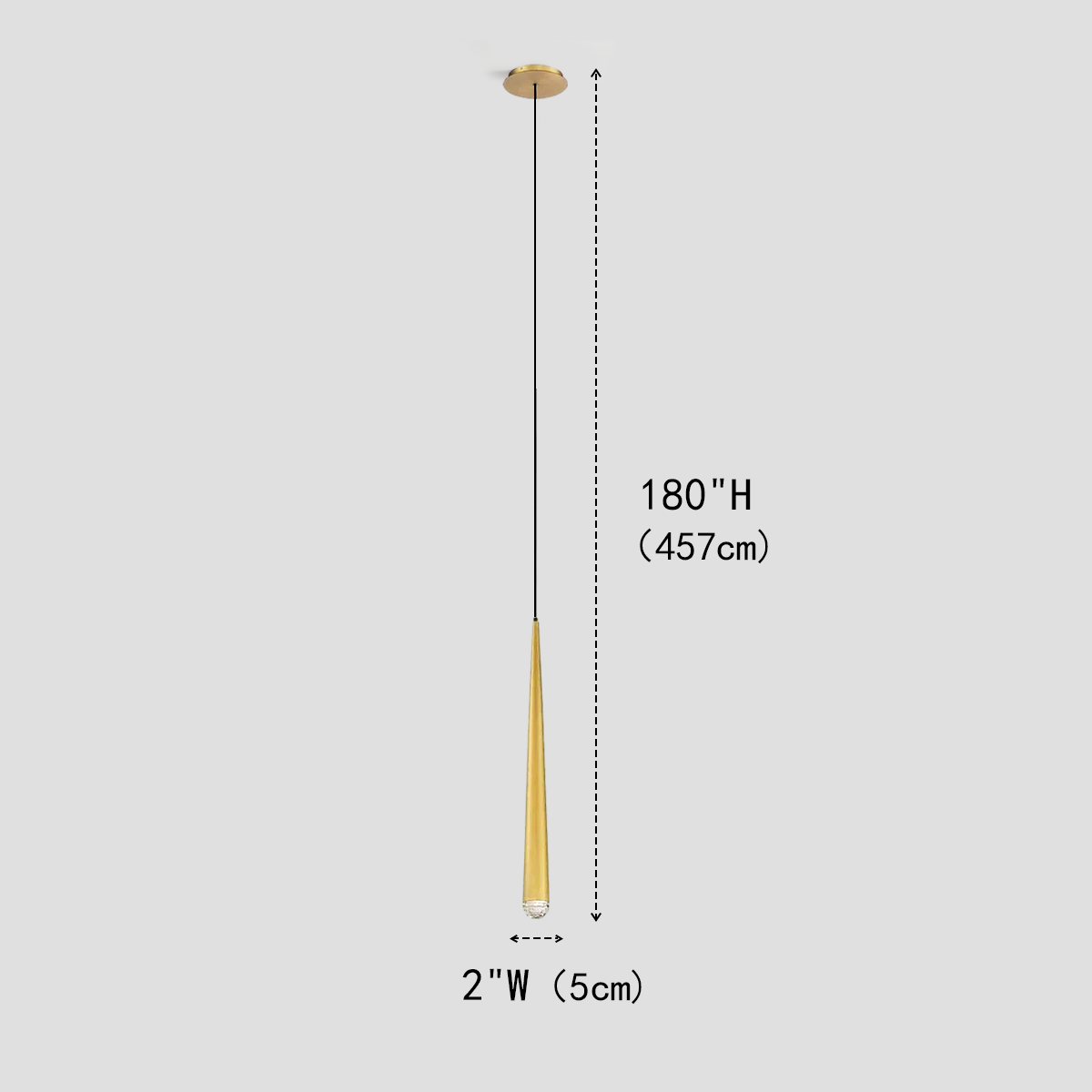 Harry Round Tubular Pendant