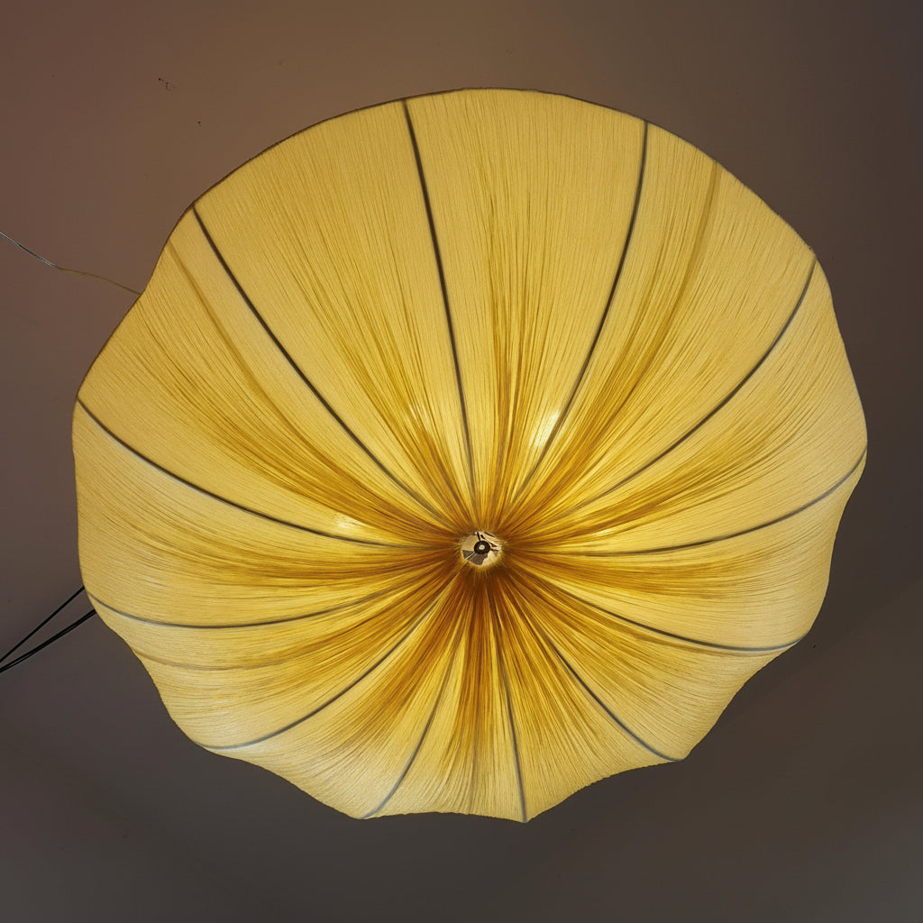 Silk Over Metal Living Room Chandelier - kimoyights