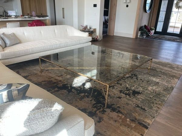 Thaddeus Square Glass Coffee Table