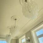 Murano Chandelier 41 Drops Transparent