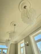 Murano Chandelier 41 Drops Transparent