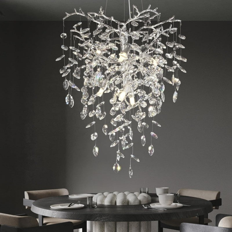 Modern Crystal Tree Branch Chandelier - kimoylights