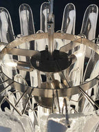Murano Chandelier – 52 petals – White