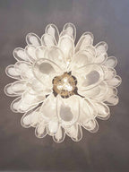 Murano Chandelier – 52 petals – White