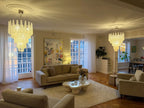 Murano Chandelier 52 Drops Transparent