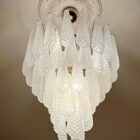 Murano Chandelier 52 Drops Transparent