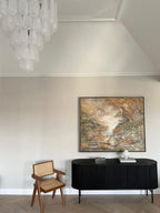 Murano Chandelier 52 Drops Transparent