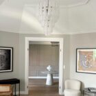 Murano Chandelier 52 Drops Transparent